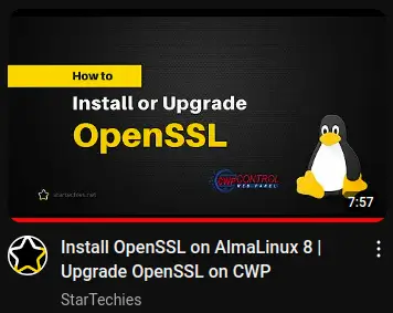 how to install openssl youtube video