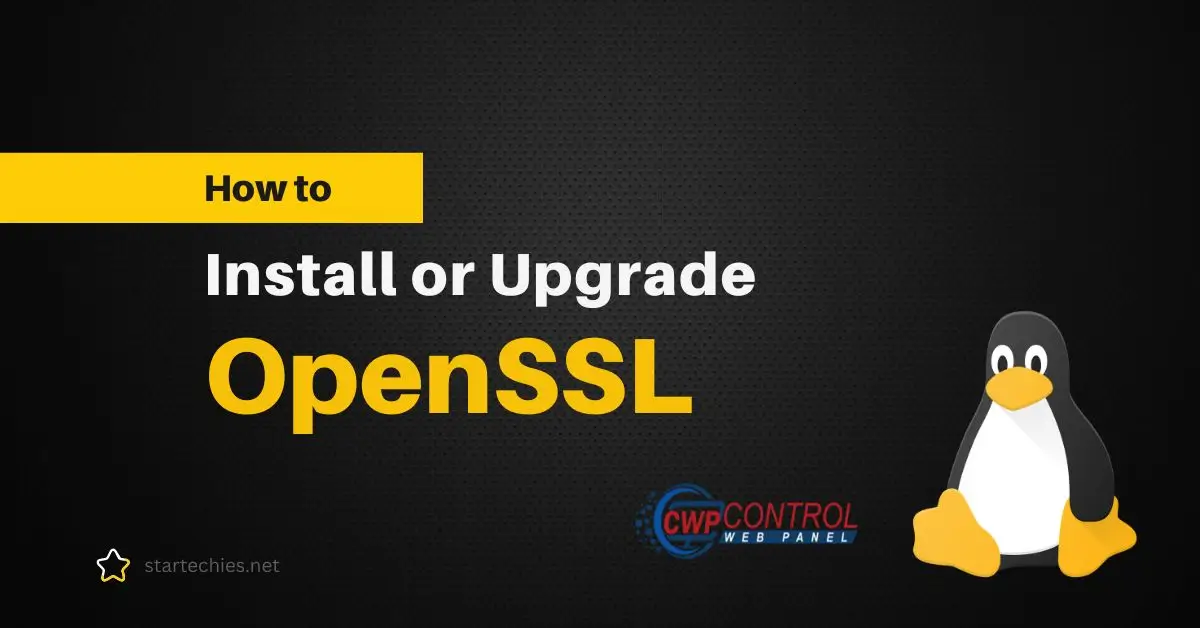 how to install openssl