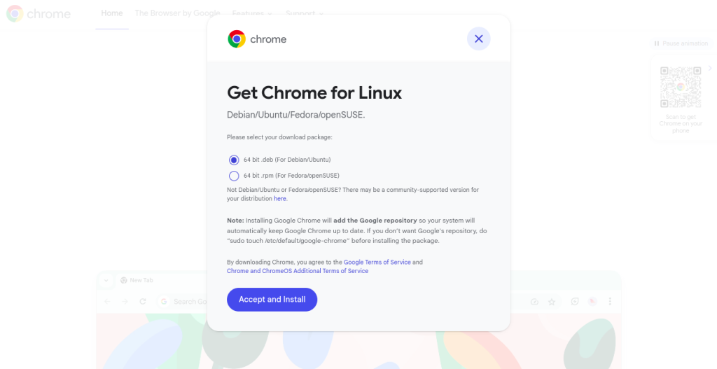 Install chrome in ubuntu