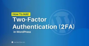 Two-Factor Authentication in WordPress