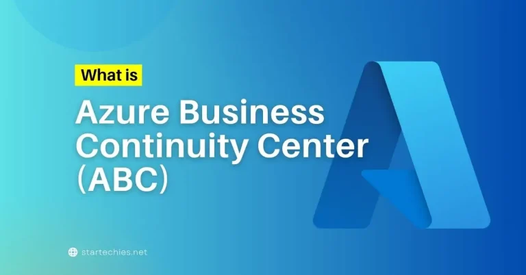 Azure Business Continuity Center